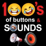 100's of buttons & sounds for android application logo